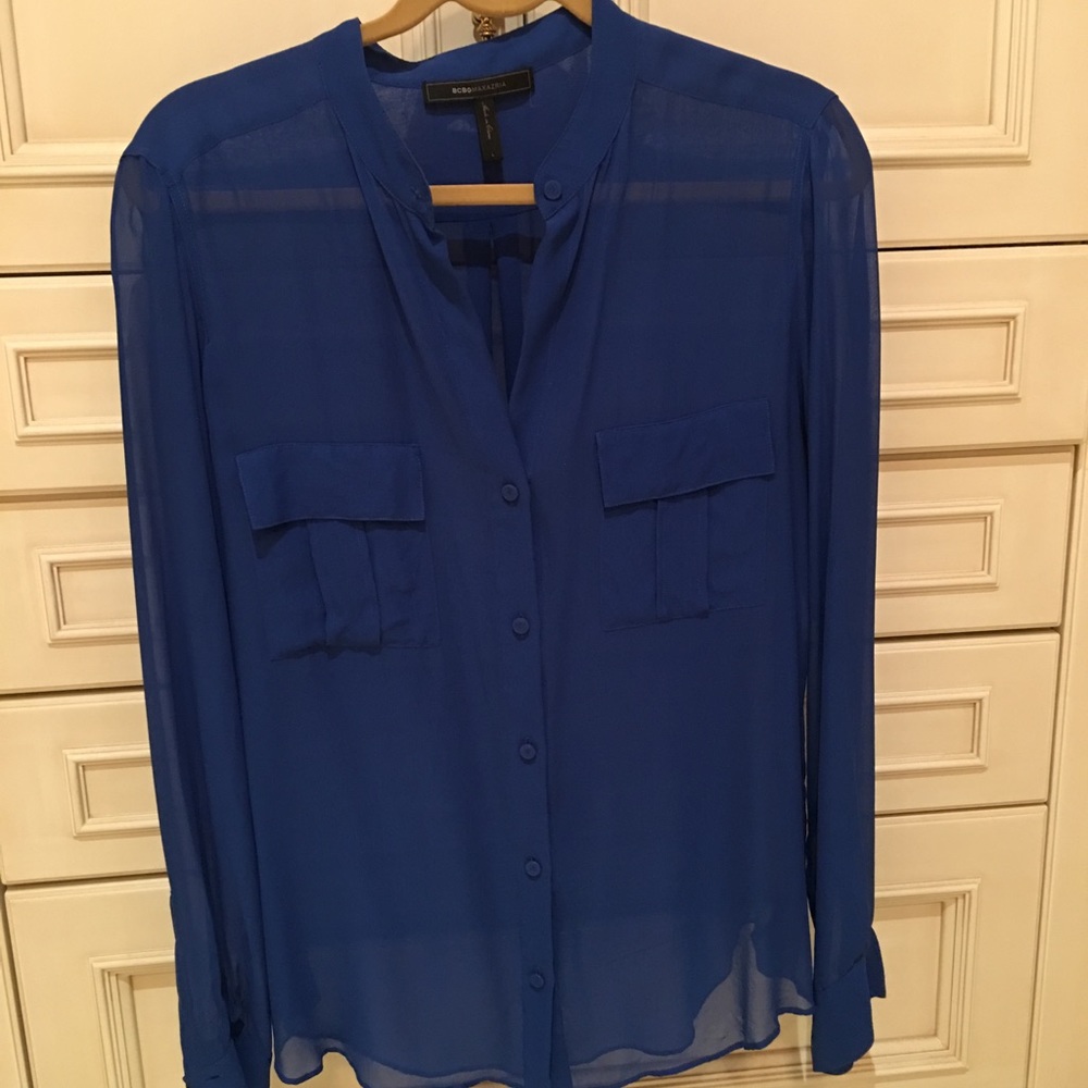 BCBG silk shirt